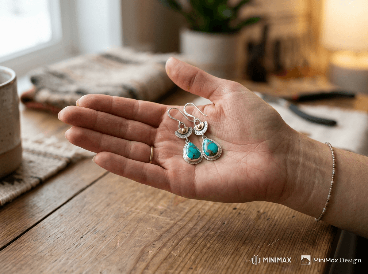 Handmade artisan earrings
